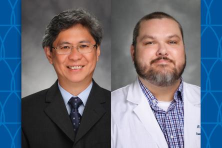 Cliburn Chan, PhD, professor of biostatistics and bioinformatics, and R. Keith Reeves, PhD, professor in surgery