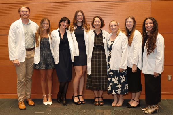 April Stouder with her advisees