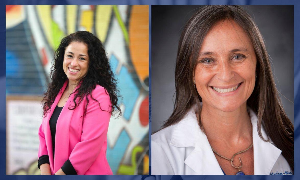 photos of Rosa Gonzalez-Guarda and Dr. Viviana Martinez-Bianchi