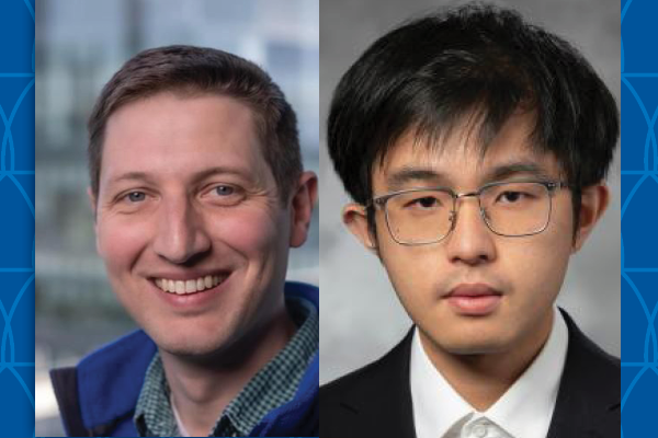 Matthew Engelhard and Fengnan Li headshots