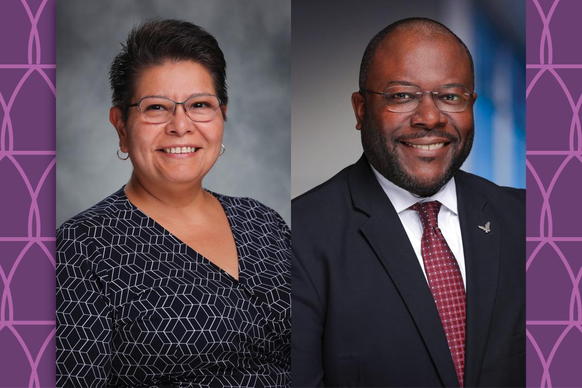 headshots of Magaly Guerrero and Antonio Jones