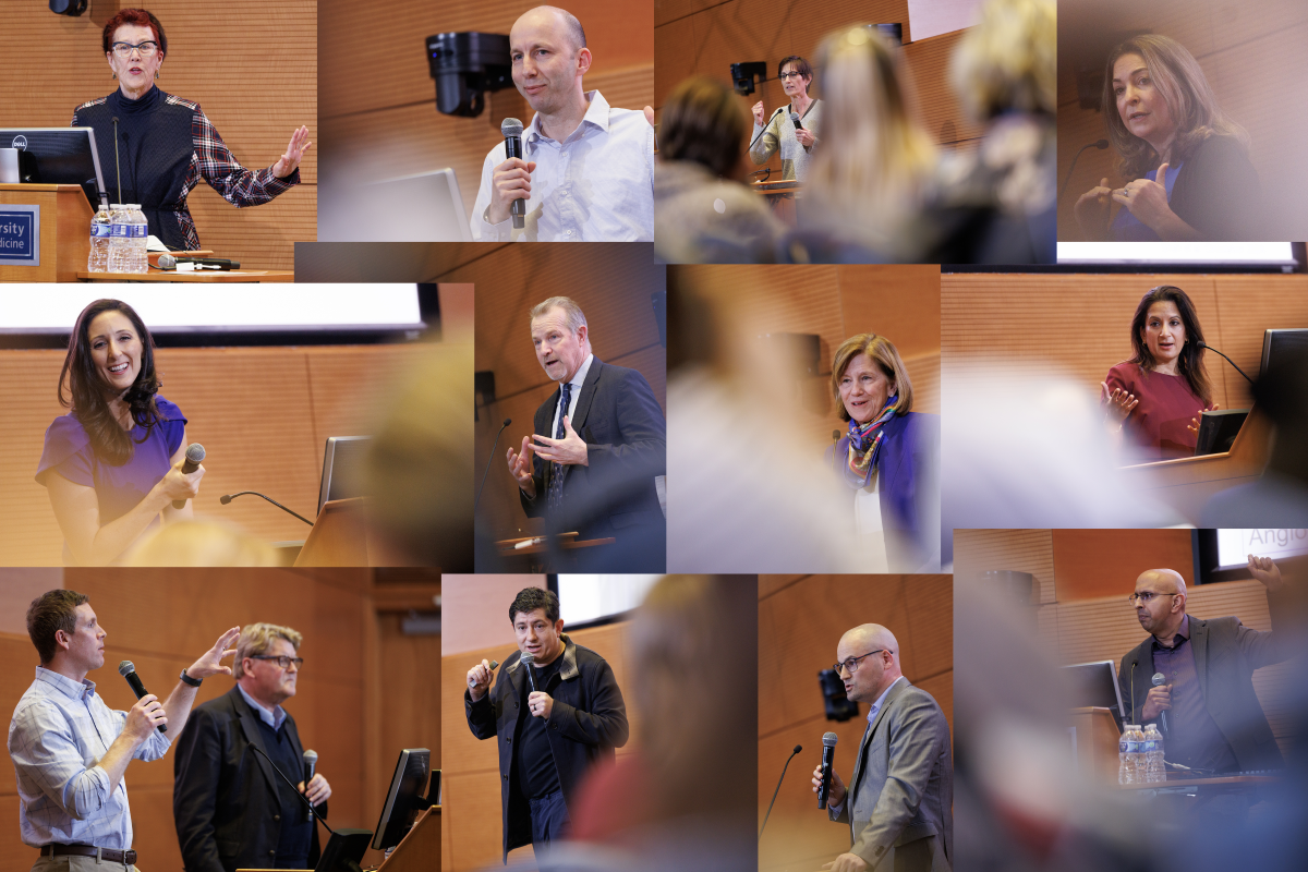 Speakers from the 'Metabolism and Health Across the Lifespan' symposium. Photos by Eamon Queeney / Duke University School of Medicine 