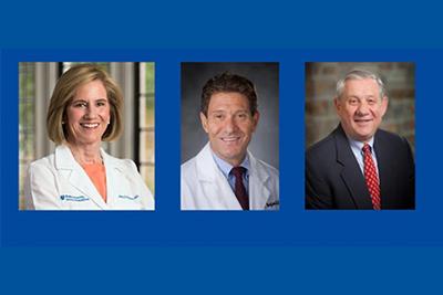 Dean Mary Klotman, MD; David Montefiori, MD, and Thomas Denny, MSc, MPhil