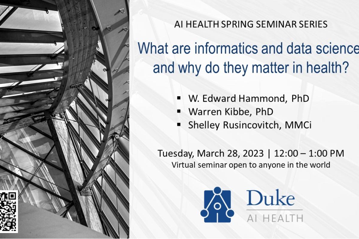 What are informatics and data science, and why do they matter in health?
