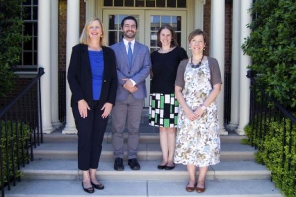 From left to right: from left to right; Nancy Knudsen, Nicholas Hudak, Melinda Blazar, April Stouder. Image courtesy of Nicholas Hudak.