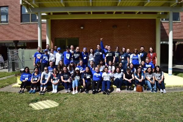 Duke PA Students at Burton Elementary 