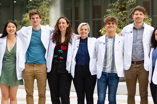 group of medical students