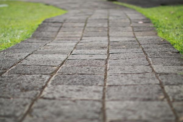 Brick path