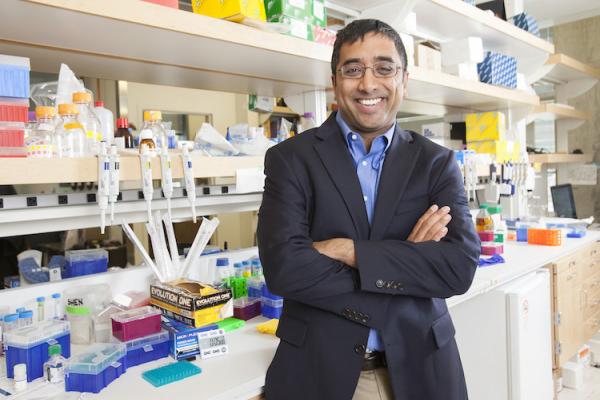 scientist standing in his lab