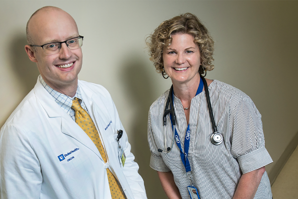  Jerome “Jeff” Federspiel, MD, PhD, and Cary Ward, MD In hall