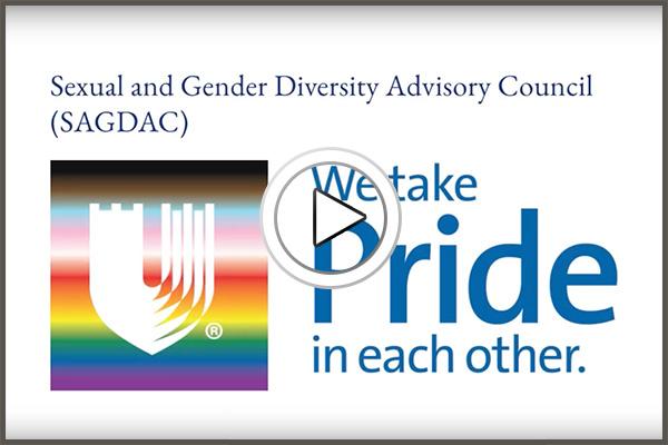 Sexual and Gender Diversity Advisory Council text and Duke Health Pride logo