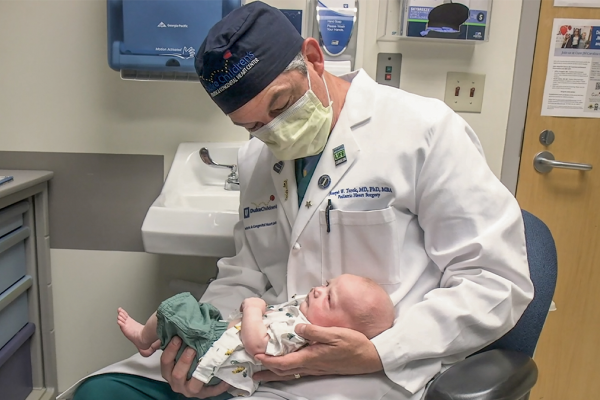 Dr. Turek and baby Owen