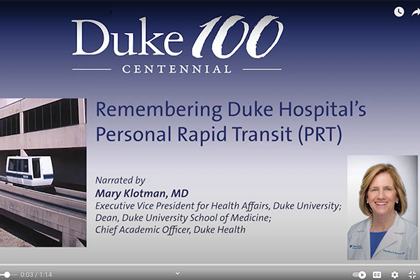 Remembering Duke Hospital's Personal Rapid Transit (PRT) video thumbnail