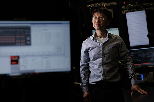 Nuo Li, PhD in his lab