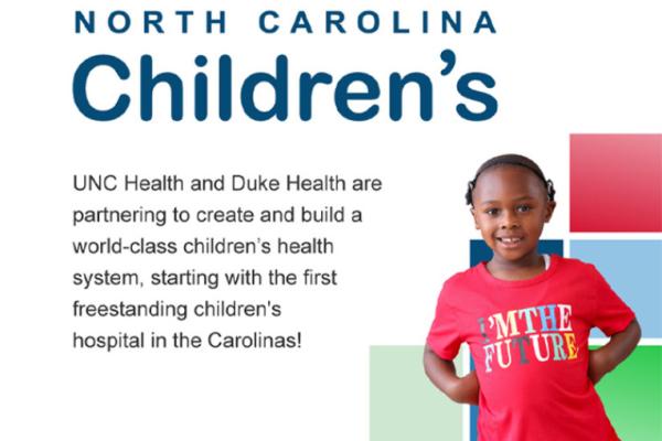 Image for new NC Children's hospital announcement