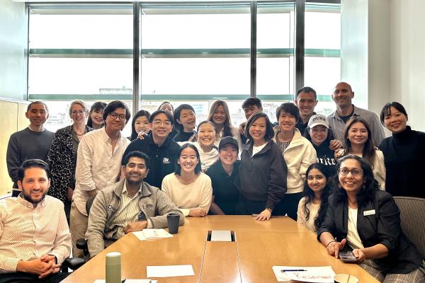 Photo: D-HIP students and Duke judges gather for group photo.
