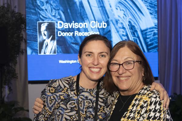 Alumni Enjoying Davison Club Donor Reception