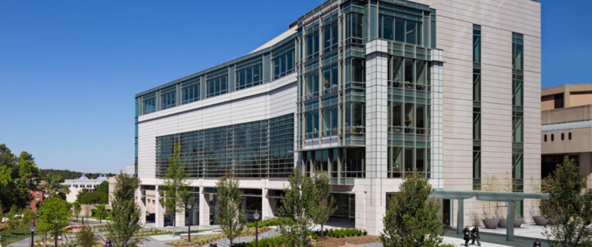 exterior of the Trent Semans Center for Health Education