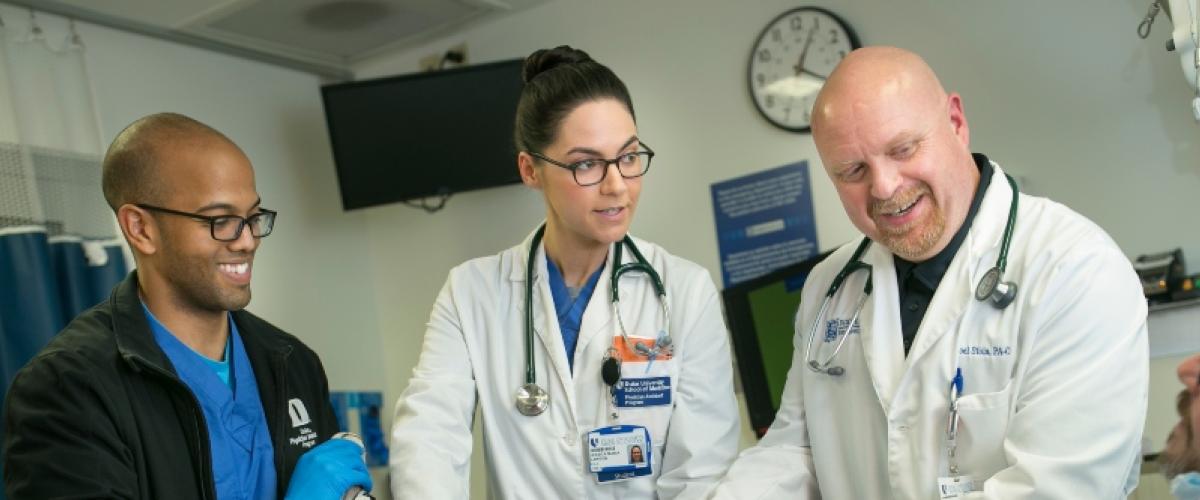 Students in clinic