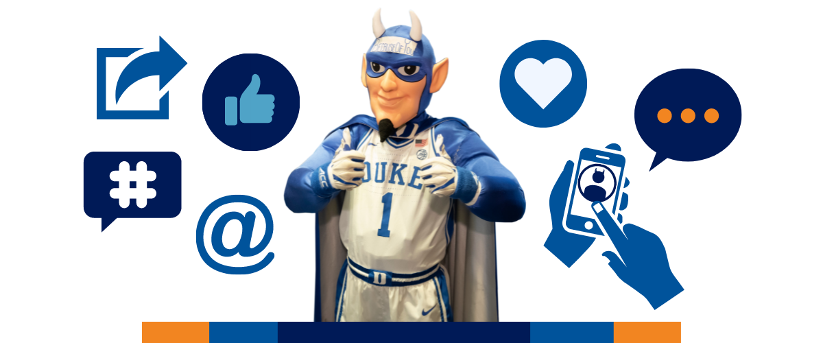 Duke Blue Devil on Social Media