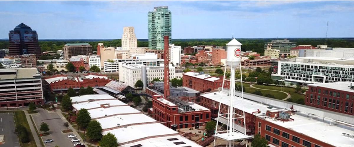 Durham Skyline - tobacco campus