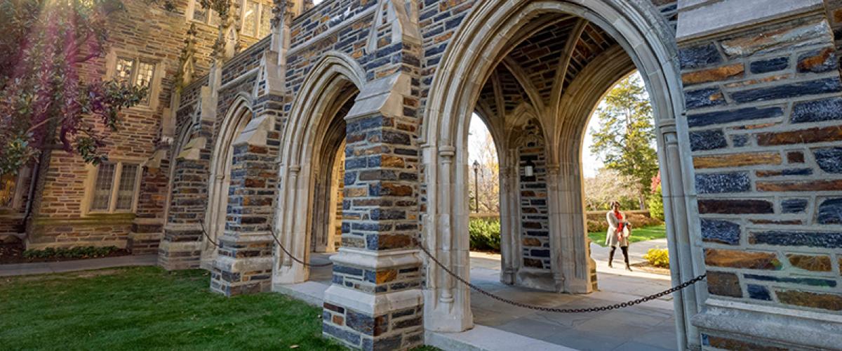 Gothic arches on Duke campus