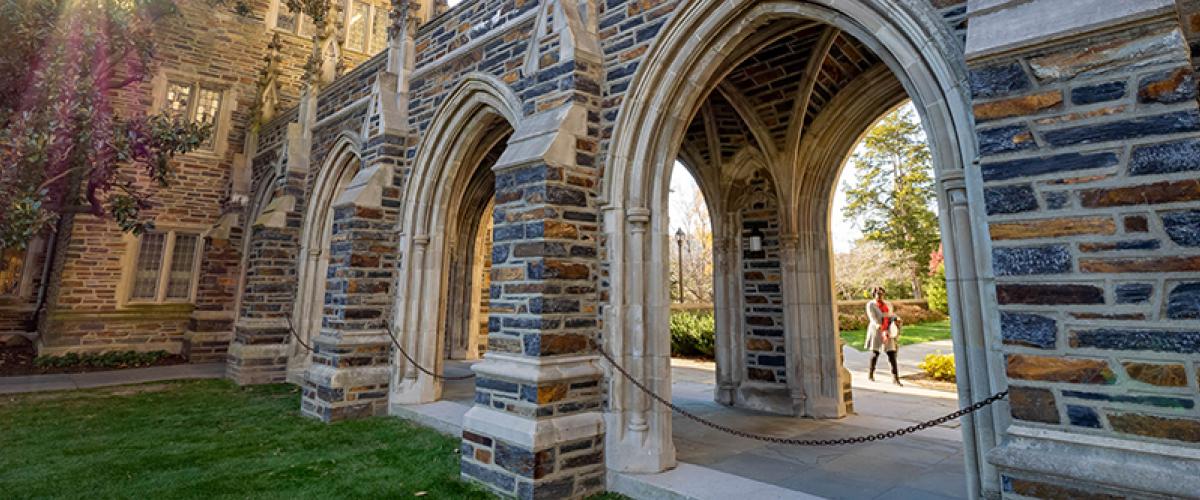 Gothic arches on Duke campus