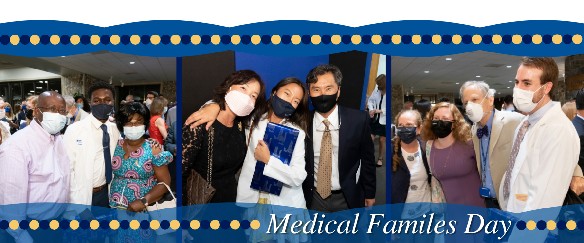 Families at 2021 White Coat Ceremony