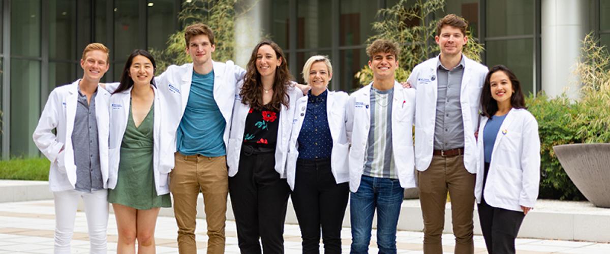 group of medical students