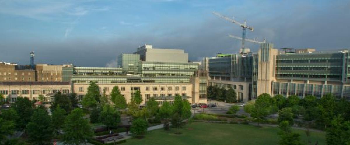 A pano shot of the Duke medical campus