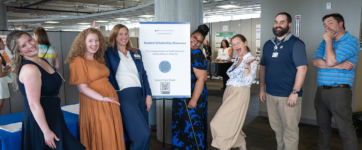 Duke Occupational Therapy Doctorate staff posing for a photo