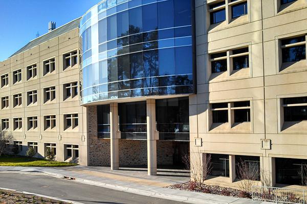 Exterior View of Bryan Research Building