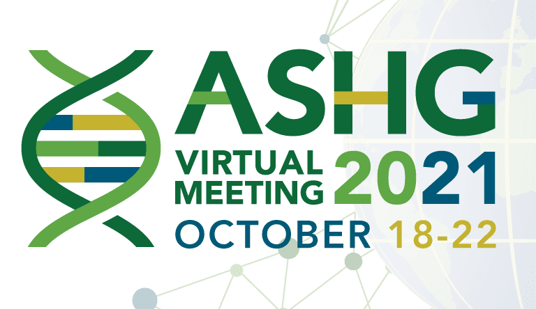 ASHG virtual meeting 2021, October 18-22