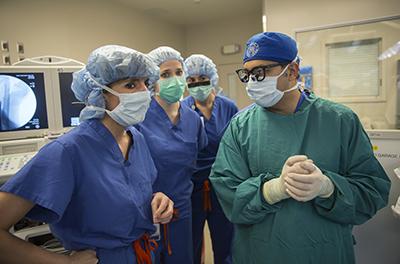 Dr. Cendales and the hand transplant team