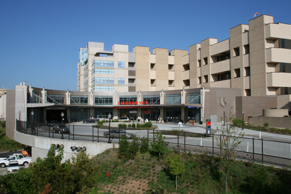 entrance to the emergency room at Duke Hospital