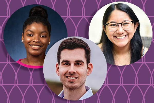 Three Graduate Student Headshots