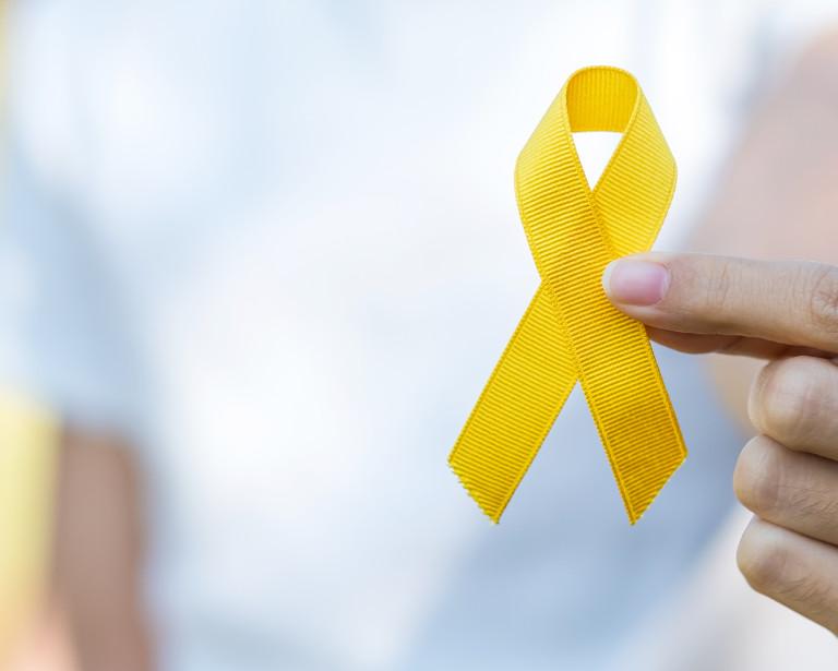 Yellow ribbon for suicide Awareness