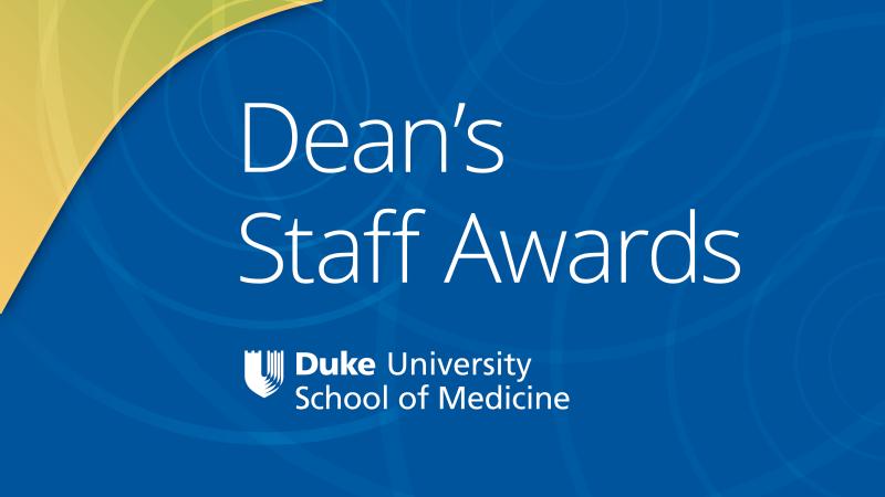Dean's Staff Awards graphic