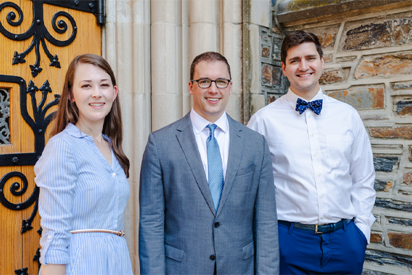 Abby Van Vliet, Ryan Antiel, MD, and Thomas "Clark" Howell, MD