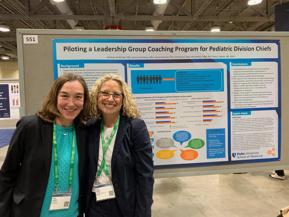 Drs. Becker and Bartlett presenting