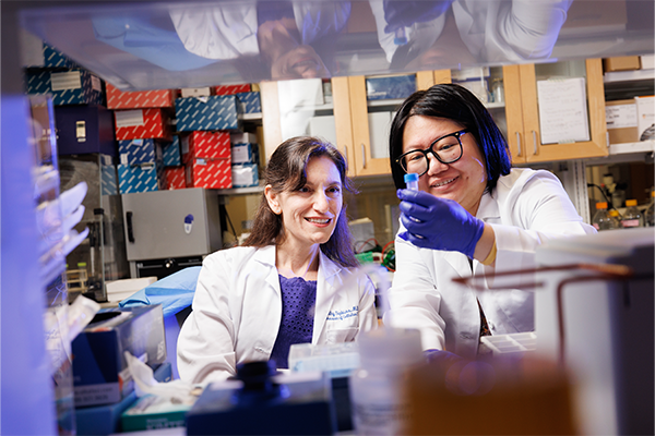 Dorothy Sipkins, MD, PhD, and Danhui Ma, PhD