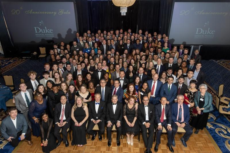 Group photo of Duke Medical Physics Graduate Program graduates