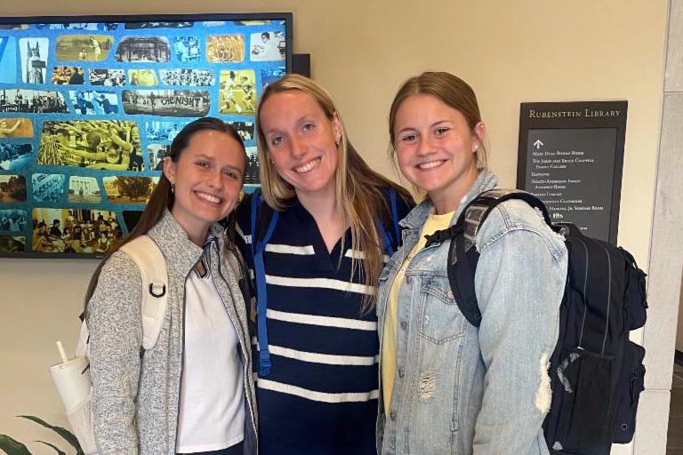 three women posing for a photo