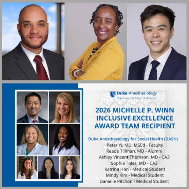 Michelle Winn Award Winners