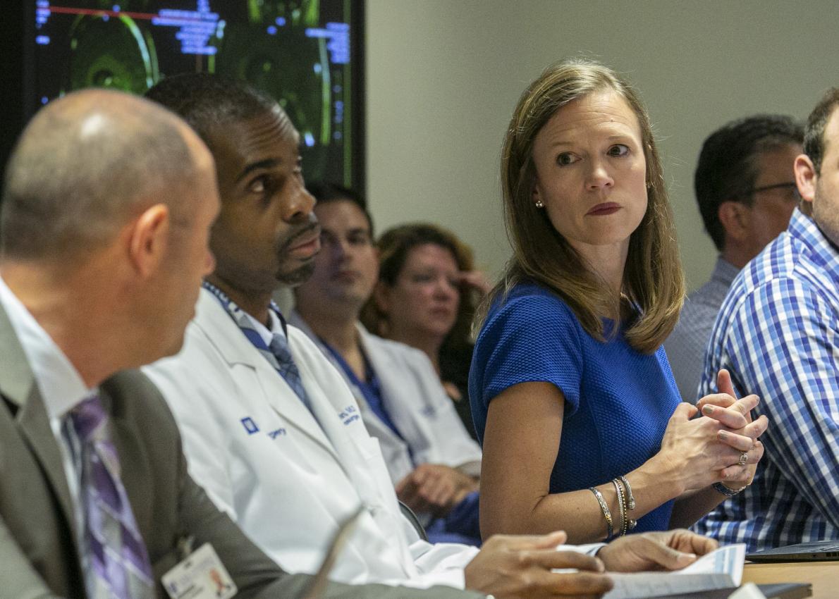 Carey Anders, MD, (right) 