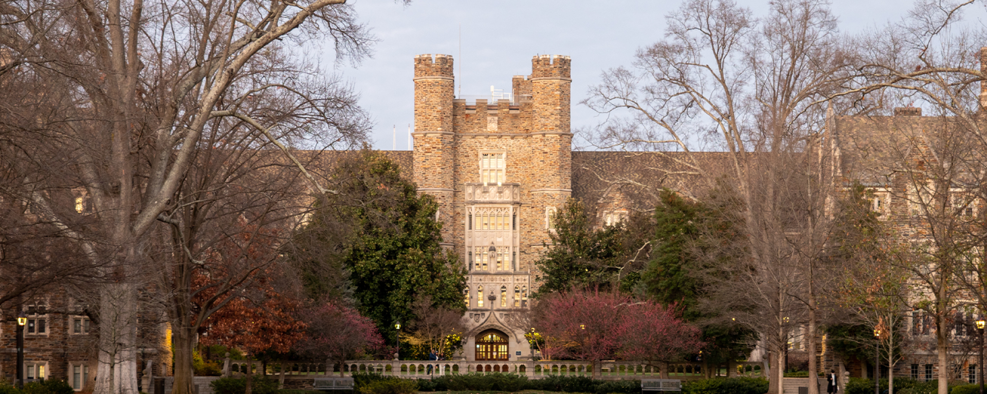 Front of the Davison building from the Abele Quad