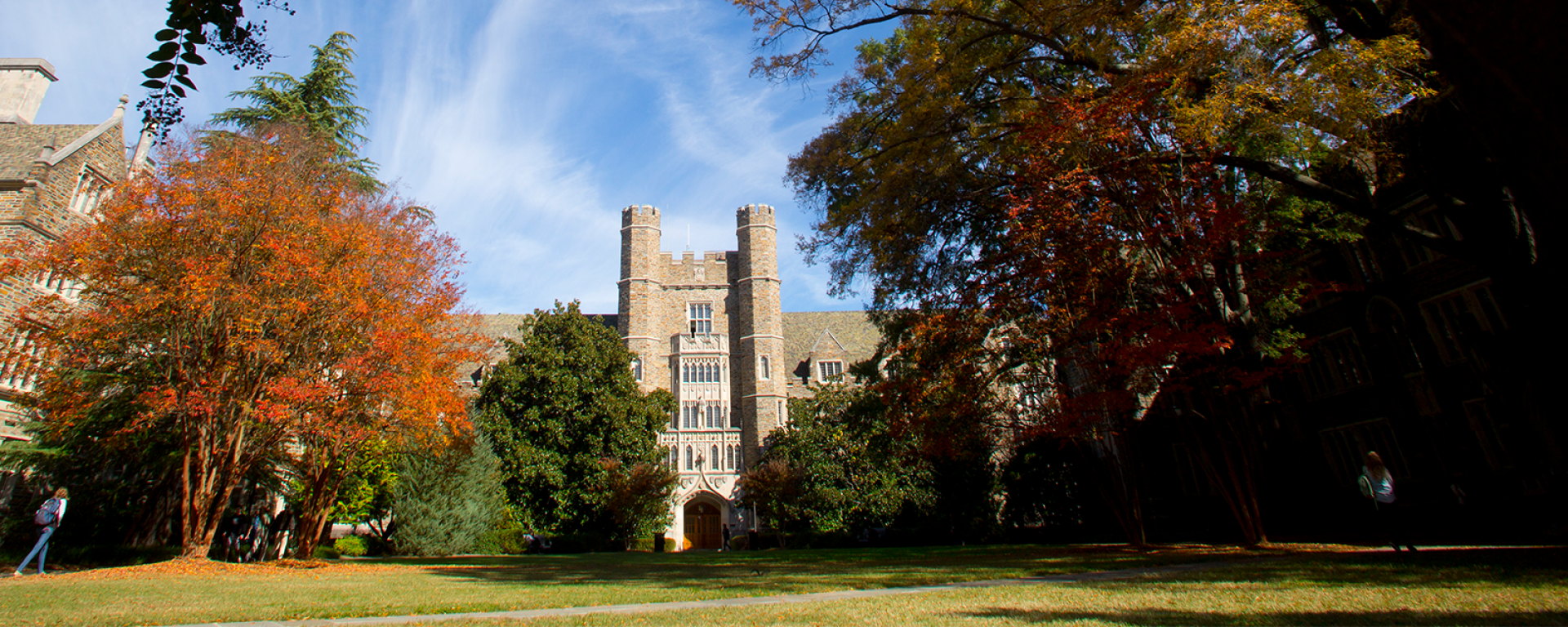 Davison Building in Autumn foliage