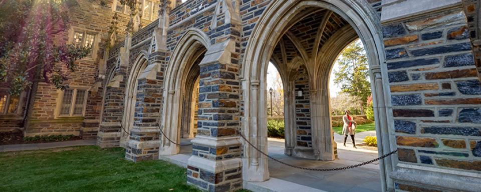 Gothic arches on Duke campus