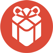 Giving Icon (wrapped gift box)