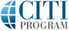 image of CITI program. Blue text against a white background.